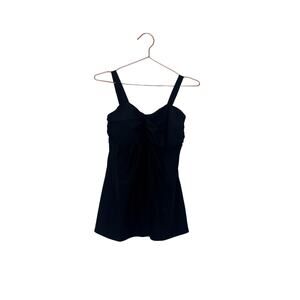 Black bathing suit top with built in bra size large